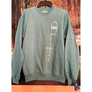 NWT Champions teal size medium pullover unisex